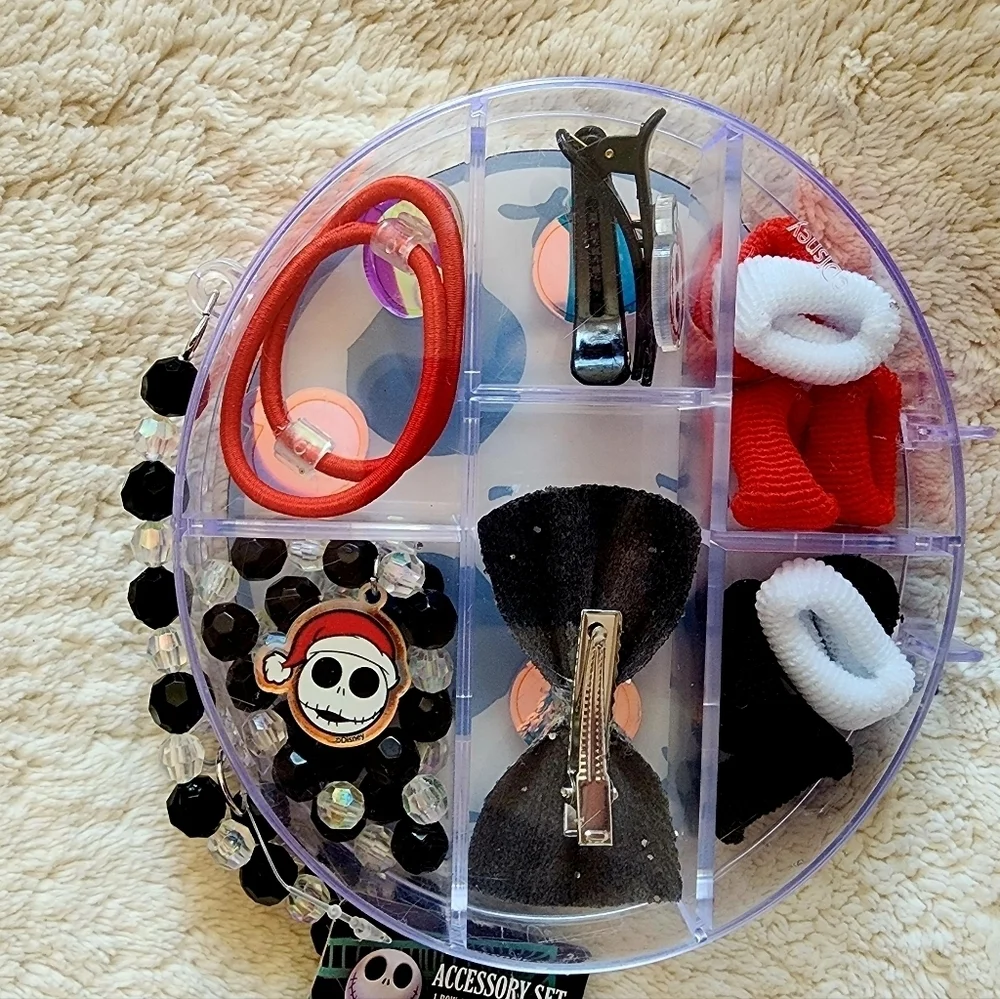 New girl's Disney the Nightmare Before Christmas hair accessories, ACCESSORY SET